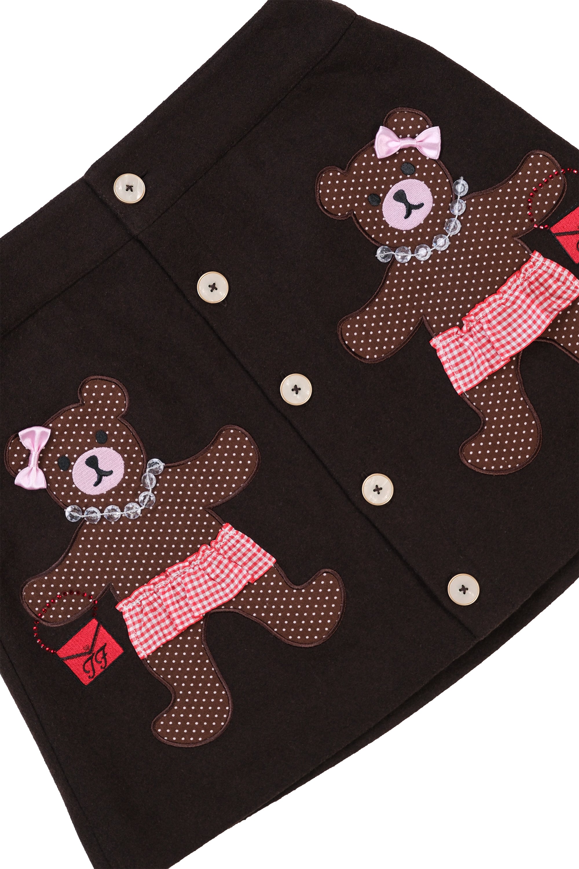 Little Bear Applique Skirt