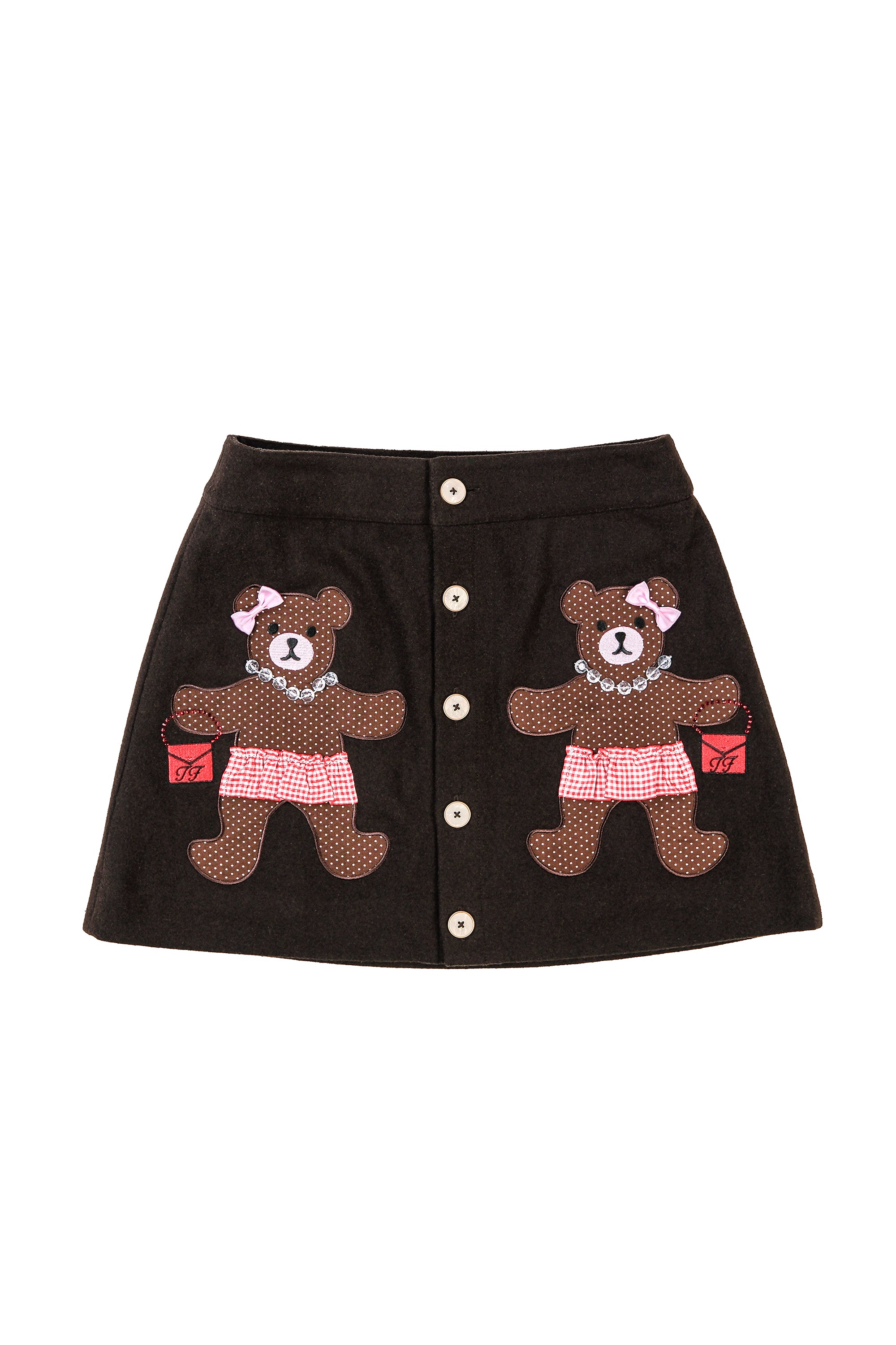 Little Bear Applique Skirt