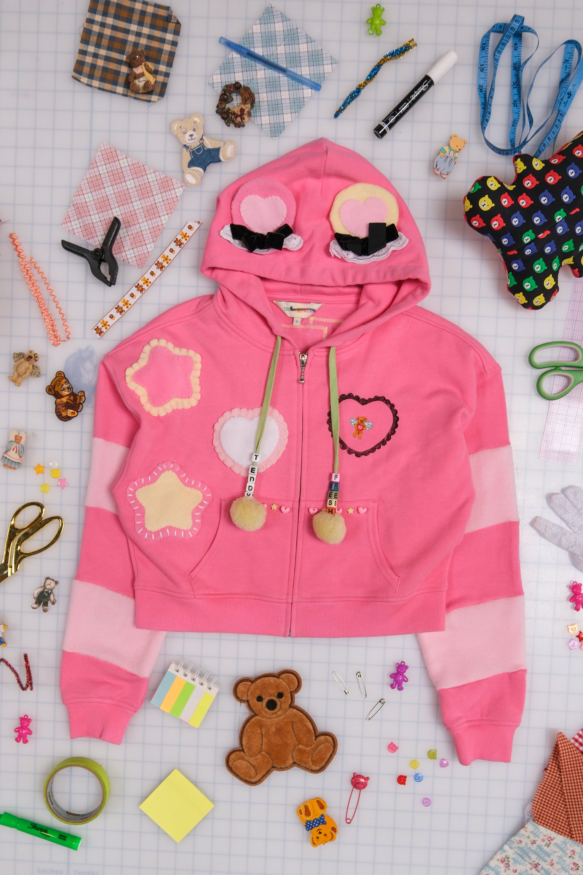 TF x Beth Luxton Fleecy Bear Hoodie